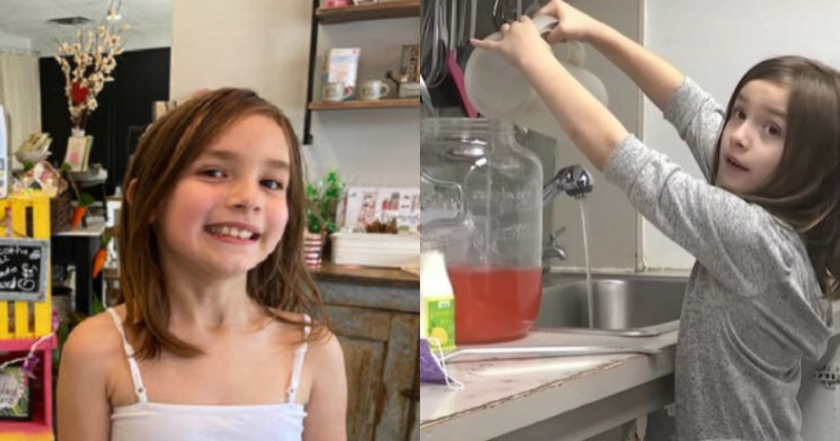 this-7-year-old-girl-is-selling-lemonade-so-that-she&hellip;