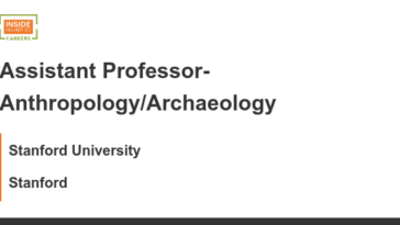 assistant-professor-anthropology/archaeology-job-with-stanford-university-|-2175595