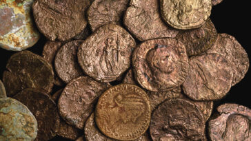 coins-of-different-eras-recovered-from-shipwrecks-off-israel’s&hellip;