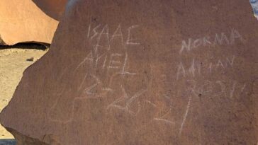 prehistoric-rock-art-‘irreparably-damaged’-by-vandals,-officials-say&hellip;
