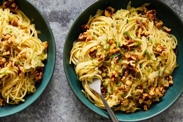 caramelized-cabbage-and-walnut-pasta-recipe-–-nyt-cooking
