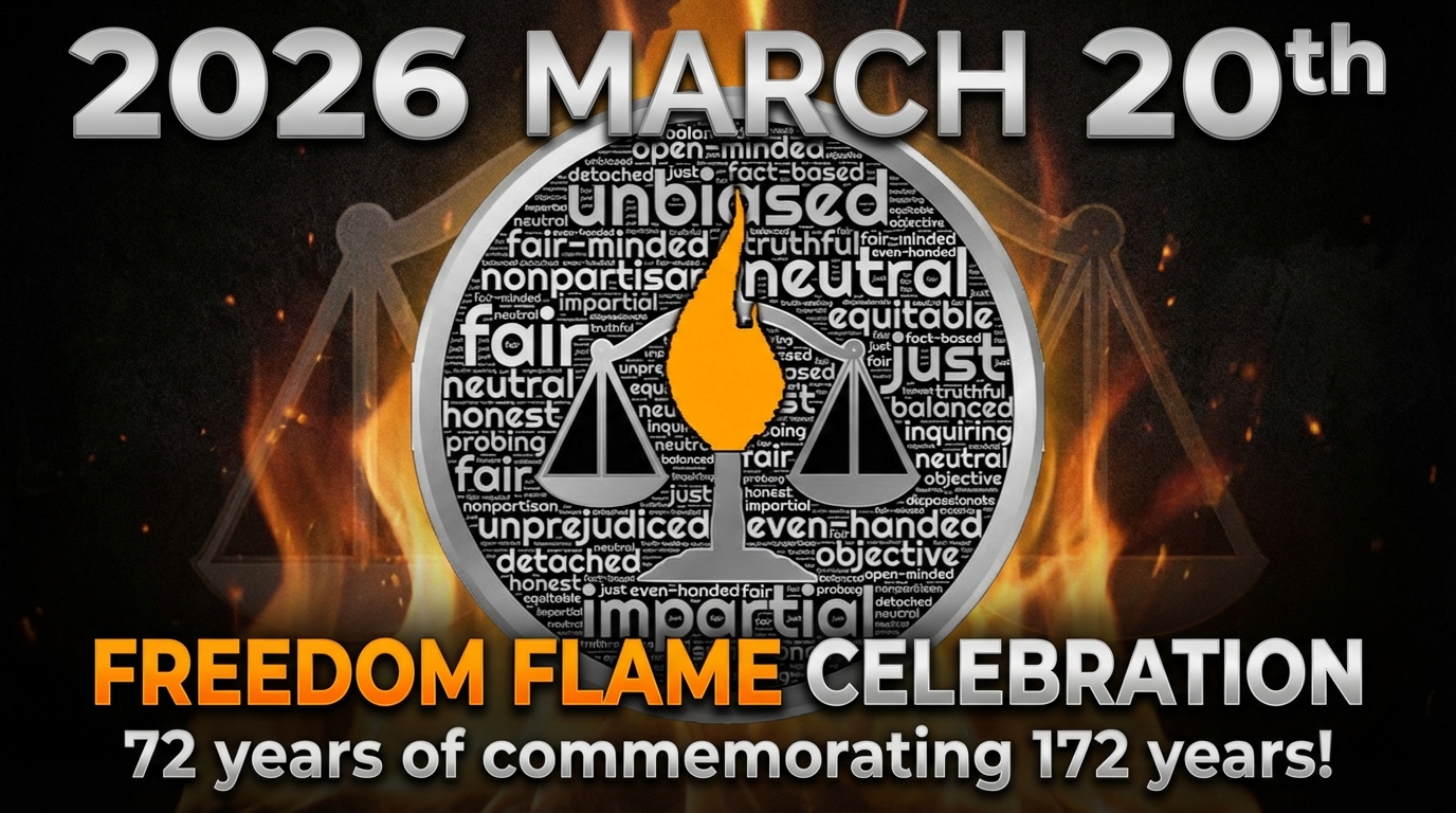 THE FREEDOM FLAME - LIVE BROADCAST