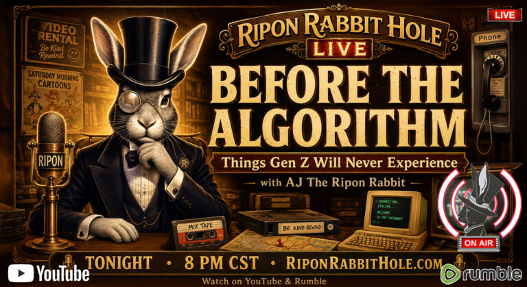 Ripon Rabbit Hole Live Show — May 8, 2026