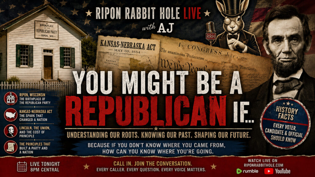 Ripon Rabbit Hole Live Show — June 19, 2026