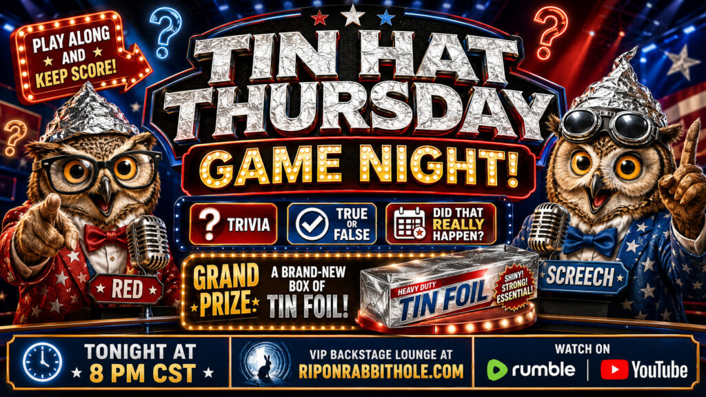 Tin Hat Thursdays — August 20, 2026