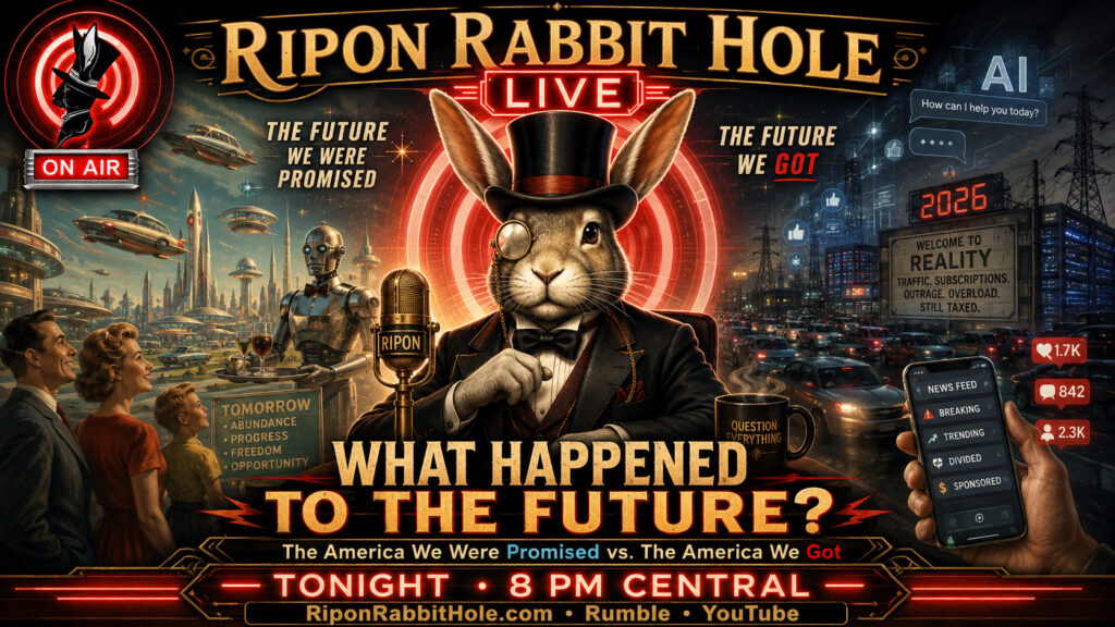 Ripon Rabbit Hole Live Show — August 28, 2026
