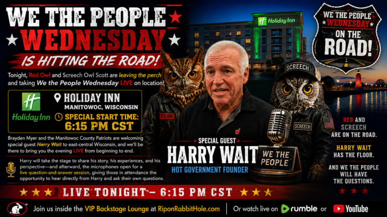 We The People Wednesday — August 26, 2026