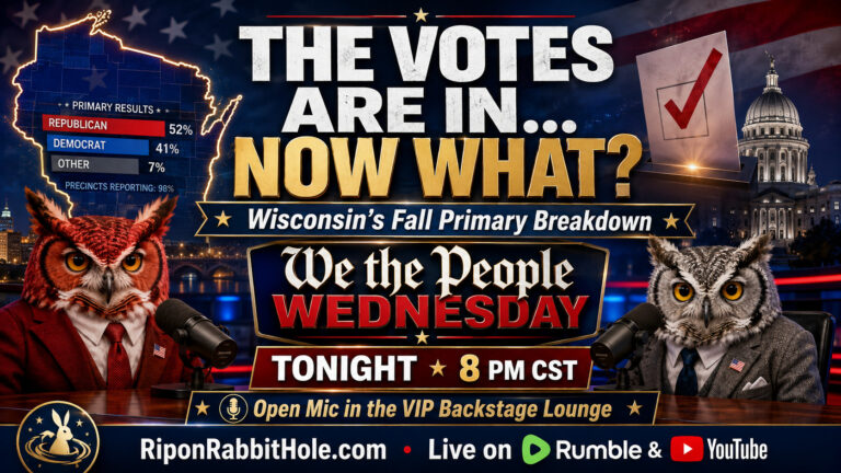 We The People Wednesday — August 12, 2026