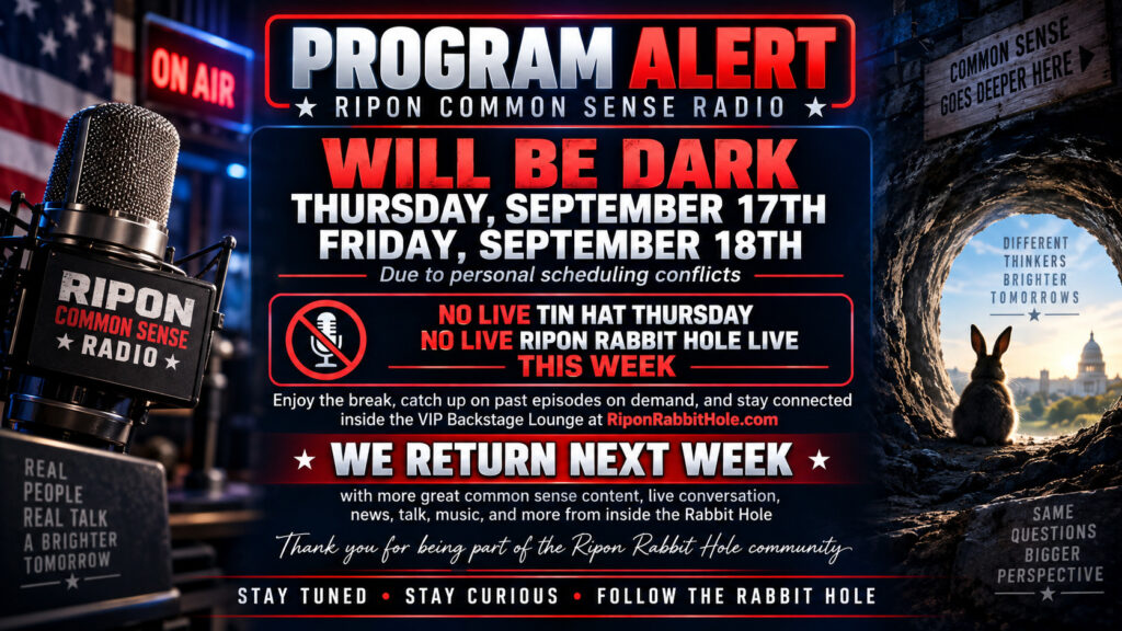 Tin Hat Thursdays — September 17, 2026