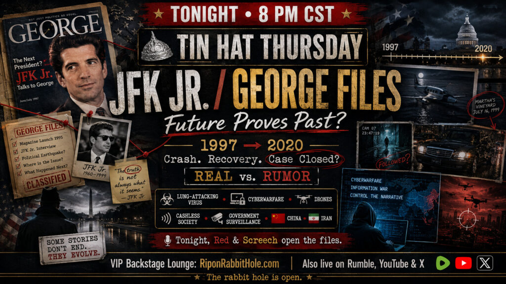 Tin Hat Thursdays — September 3, 2026