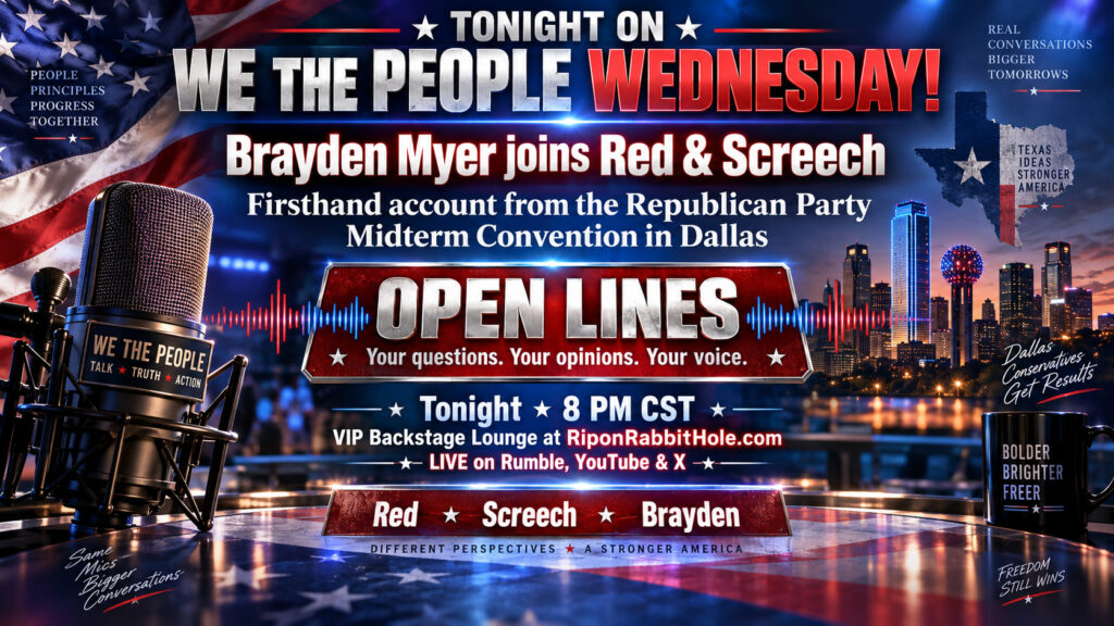 We The People Wednesday — September 16, 2026