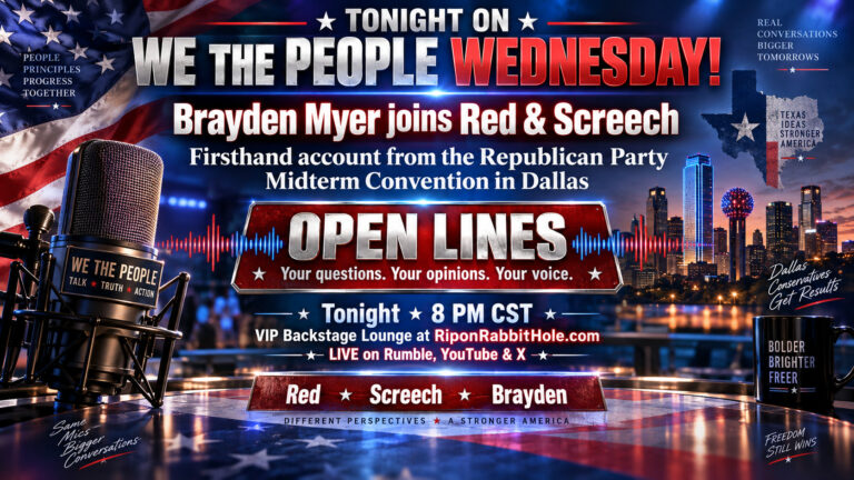 We The People Wednesday — September 16, 2026