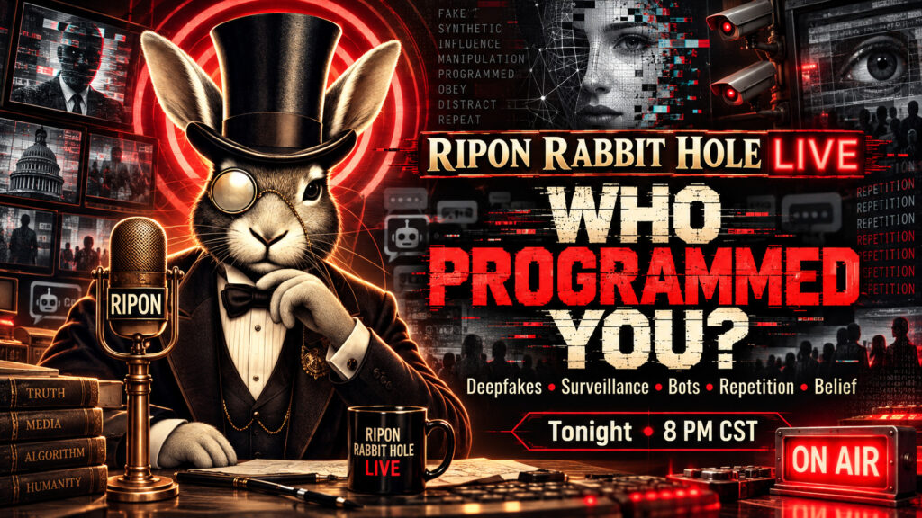 Ripon Rabbit Hole Live Show — October 2, 2026