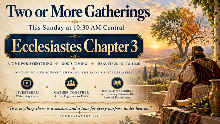 TWO OR MORE GATHERINGS — October 25, 2026