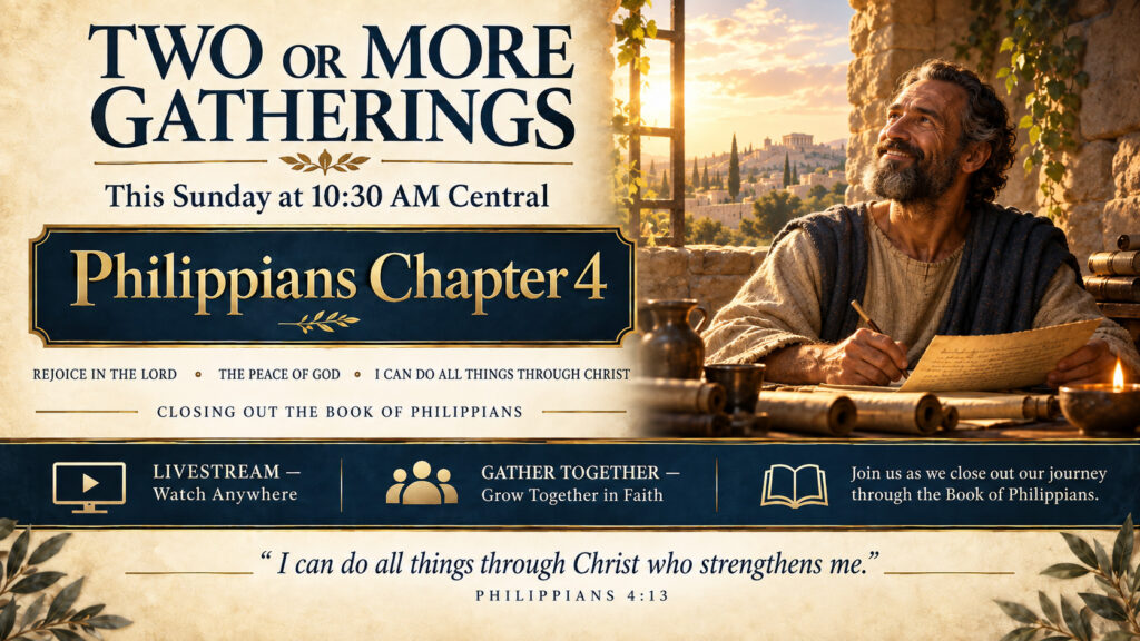 TWO OR MORE GATHERINGS — October 4, 2026